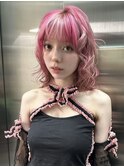 ハイトーンカラーブリーチカラーブロンドシルバー韓国レイヤー
