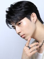 ルーシー 渋谷(LUCEY)&nbsp;センターパートフェザーパーマシャドウパーマメンズパーマ