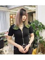 チェレ ブラン 堺東店(Chere brun) フェイスフレーミング×エンドカラー×ハッシュレイヤー