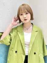 ロンド レイ 立川(Lond Ray) レイヤーボブ/ミルクティーベージュ/髪質改善/顔周り/立川