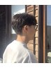 【垢抜けイメチェンコース】カット＋パーマ＋眉カット（シェービングなし）