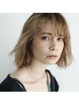 クーラ(Cura)&nbsp;丸顔でも大丈夫◎ラフカジュアルな大人ボブ【Cura山口】