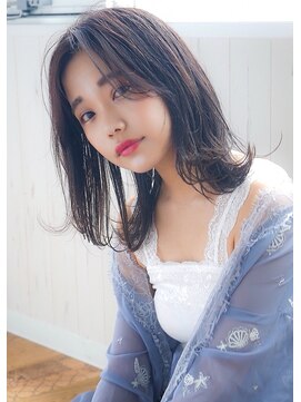 アグ ヘアー ルモア 鹿児島鹿屋店(Agu hair lmore) 《Agu hair》大人可愛い小顔☆切りっぱなしセミディ