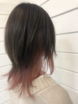 テラス ヘアアンドボタニカル(terrace) ウルフ/10代/20代/30代/インナーカラー/