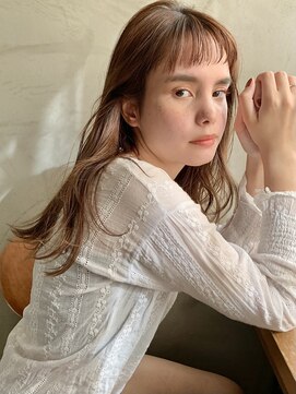 ベル 銀座5丁目店(Belle) ゆるふわパーマの柔らかロングヘア【BelleGinza5丁目】