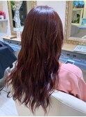 20代30代40代前髪イヤリングカラーイメチェンラベンダーカラー