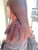 インビテーション(invitation) インナーカラー・ブリーチ・ピンクベージュ・ピンクブラウン