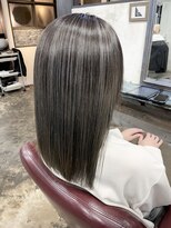 リルア 博多(LIRUA)&nbsp;バレイヤージュ　ミディアムヘア/デザインカラー