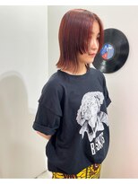 デート 下北沢(DATE)&nbsp;ステップカット×オレンジ