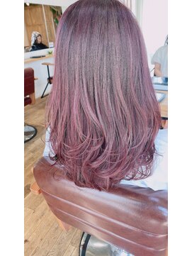 ヘアスペース リズム グリーン(Hair space Rizm green) ラベンダーピンク