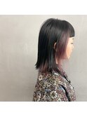 #ピンクラベンダー×インナーカラー