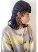 インナーカラーボブ