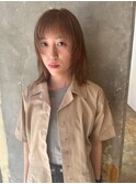 レイヤー　ベージュカラー