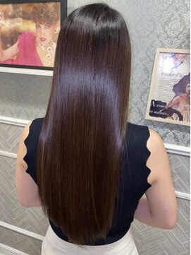 ロンドポレール 北千住(Lond polaire) 【Lond polaire】髪質改善ストレートロングペールベージュ