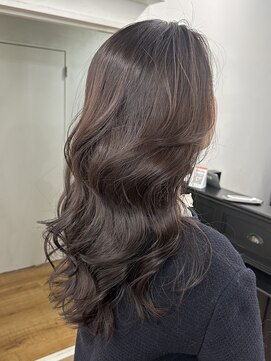 ピープスアンドスー 表参道 渋谷(Peeps&Suu.) アッシュグレージュ顔周り小顔レイヤー髪質改善透明感カラー