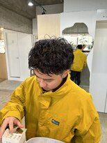 ショートピンパーマ