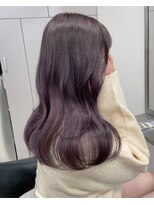 ベレーザ 原宿(Beleza) 5456髪質改善グレージュカラーレイヤーロング韓国ワンホンヘア