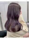 5456髪質改善グレージュカラーレイヤーロング韓国ワンホンヘア
