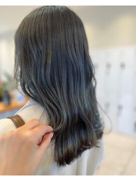 グランデュール 静岡インター通り店(GRANDEUR) ブルージュカラー/波ウェーブスタイル