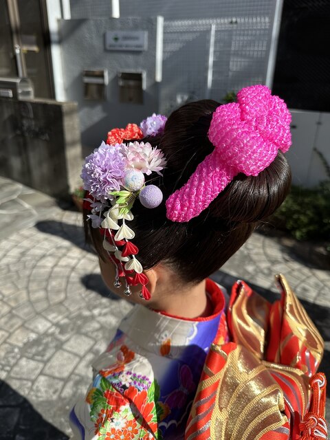 七五三ヘアセット