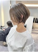 30代/40代/50代/前下がりショートボブ×透明感カラー【NAYUMI】