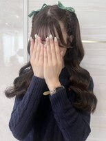 エルバイラビス 大宮(elu by lovis)&nbsp;《chihina》編み込みハーフツイン/量産セット/ヘアセット