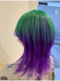 デザインカラー,ツートンカラー,ケアブリーチ【草加】