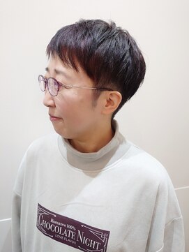 ラトリエコンタン(L´atelier Content) 30代・40代・50代におすすめ　ベリーショート×ピンク