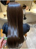 髪質改善＊ロングレイヤーグレーベージュ＊美髪【Zina船橋】