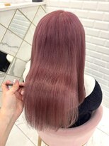 リルミー(Lilme)&nbsp;ブリーチ2回で透明感ピンクラベンダー＊まゆ