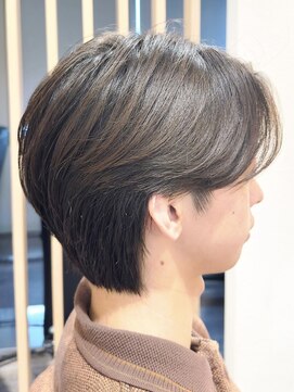 ハレ ヘアサロン(Hale hair salon) 【Hale】ブルーブラック/スパイキーショート/フェザーパーマ原宿