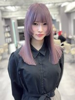 ロテ 名古屋 名駅店(Lote.)&nbsp;くびれヘア/アプリコットオレンジ/ハイライトカラー/名古屋/名駅