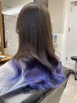 ジゼル 小倉(GiseL) エンドカラー/ラベンダーアッシュ　かじ