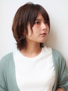 ヴィヴィ(VIVIE) 203040代小顔大人可愛いミニボブルフ美髪外ハネショートウルフ