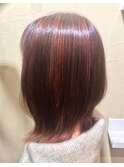 【コトノハ】長崎髪質改善うるツヤ艶感ストレート　暖色カラー
