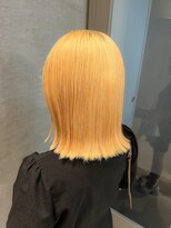 イマ 名駅店(ima)&nbsp;切りっぱなしボブ/ブロンド/ハニーブロンド/ボブ