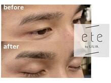 エテバイリリア メンズサロン 堺市駅前店(ete by LILIA.)の雰囲気（ete垢抜け眉ワックス［ete by LILIA.］）