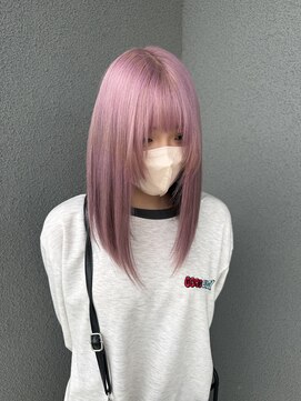 クオン 伊勢崎(QUON.) レイヤー×ピンク