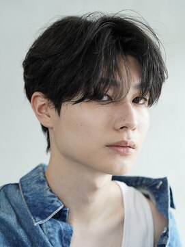 フィフスパーク(fifth PARK) 渋谷センターパートツイストスパイラルパーマメンズマッシュ