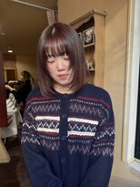 フェイバー 赤坂店(FAVOR) ツヤ感たっぷりのボルドーブラウン