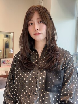 バサ 江古田店(BASSA) longlayer/グレージュ【会話控えめ美容師Runa】