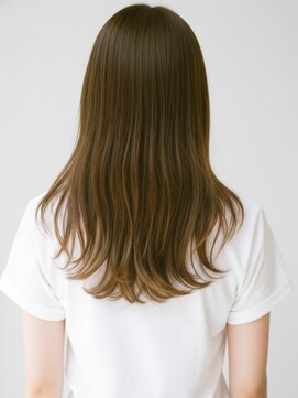フレイムス ヘアアンドリラックス 赤羽店(Frames hair&relax) 大人可愛いロング20代30代◎前髪あり透明感ベージュカラー赤羽