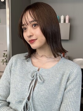 トリッカ シブヤ(TRICCA SHIBUYA) 切りっぱなしボブくびれボブぱつっとボブ外ハネボブ大人ボブ