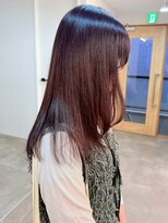 ミュラ(mulah)&nbsp;暖色カラーピンクラベンダー＊レイヤーカットロング艶カラー