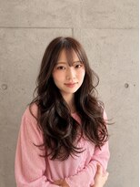アンブル リュクス 池袋(amble luxe) 透明感カラー、ゆるふわ巻き