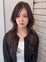 カミケン 黒岩店 kamiken・ ブリーチなしラベンダーブラウンカラー【カミケン黒岩店/福島】