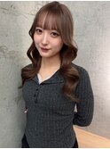 【似合わせ】顔周りレイヤーカット×ブリーチなしカラー