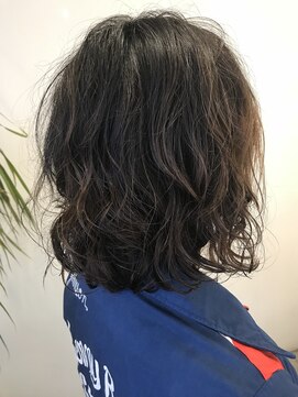 アールヘアー(ar hair) 【白井孝文】2018春ウェット感のあるパーマで簡単スタイリング