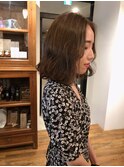 【loty酒井美紀】アッシュベージュ×ウェーブボブ