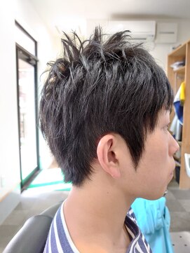 バーバーカミヤ(BARBER髪屋) 自然な感じのスタイル